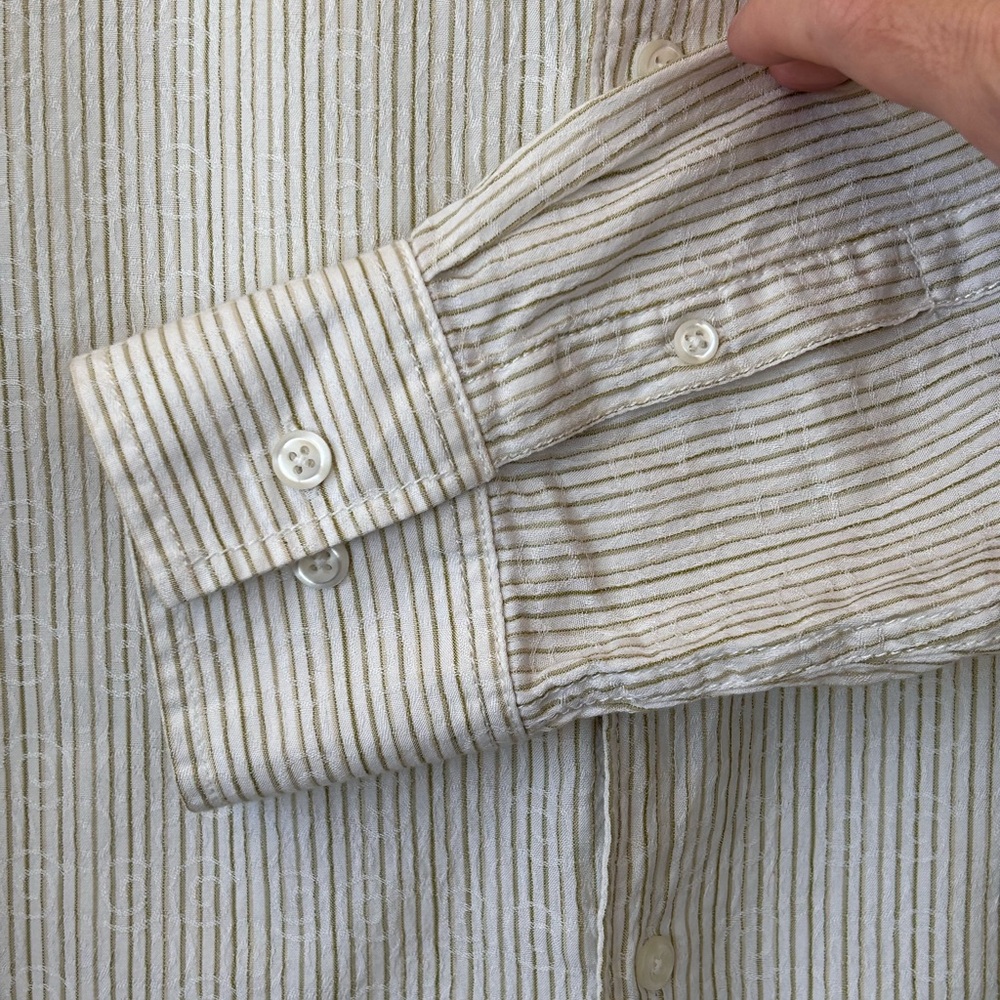 Tommy Bahama Men’s Silk Blend Embroidered Shirt Medium‎ - Picture 6 of 13